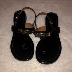Black Coach sandal